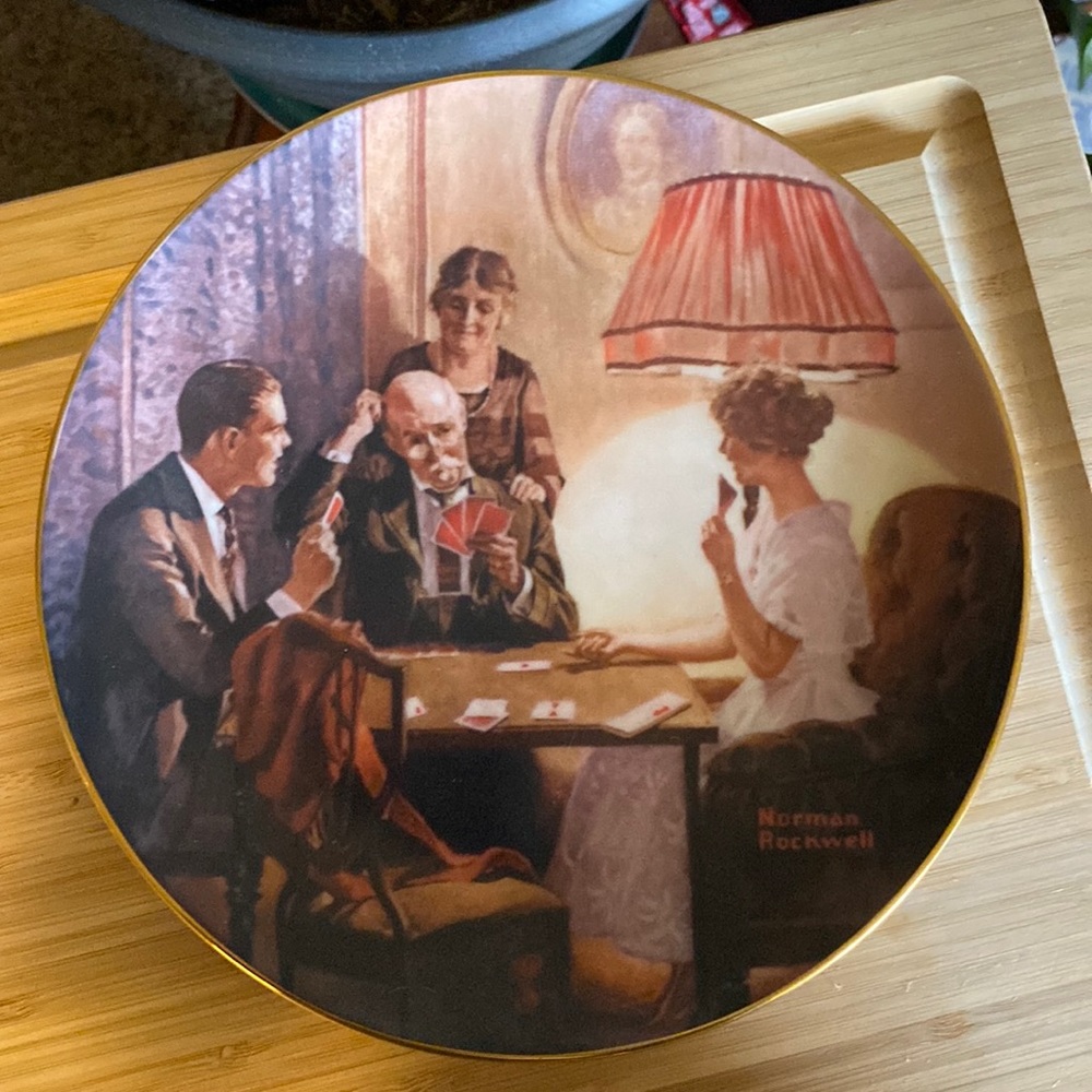 Vintage Norman Rockwell Plate